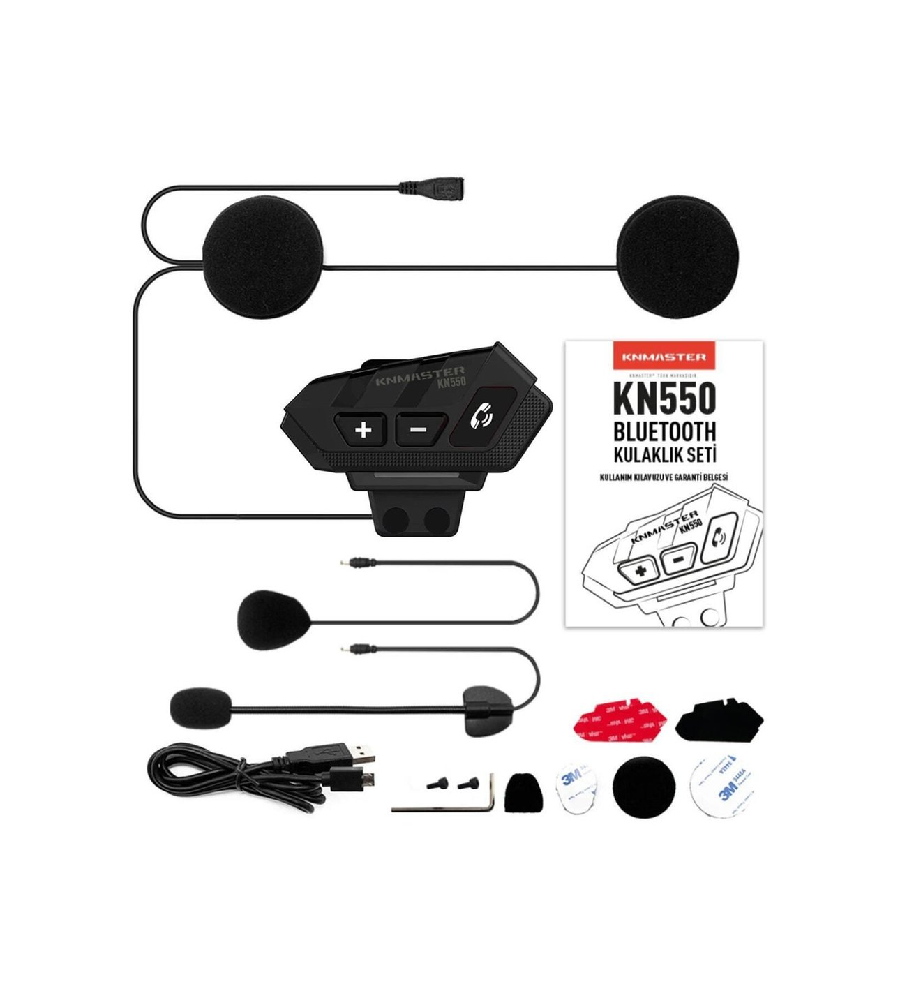 Knmaster KN550 Motosiklet Kask Kulaklığı Seti